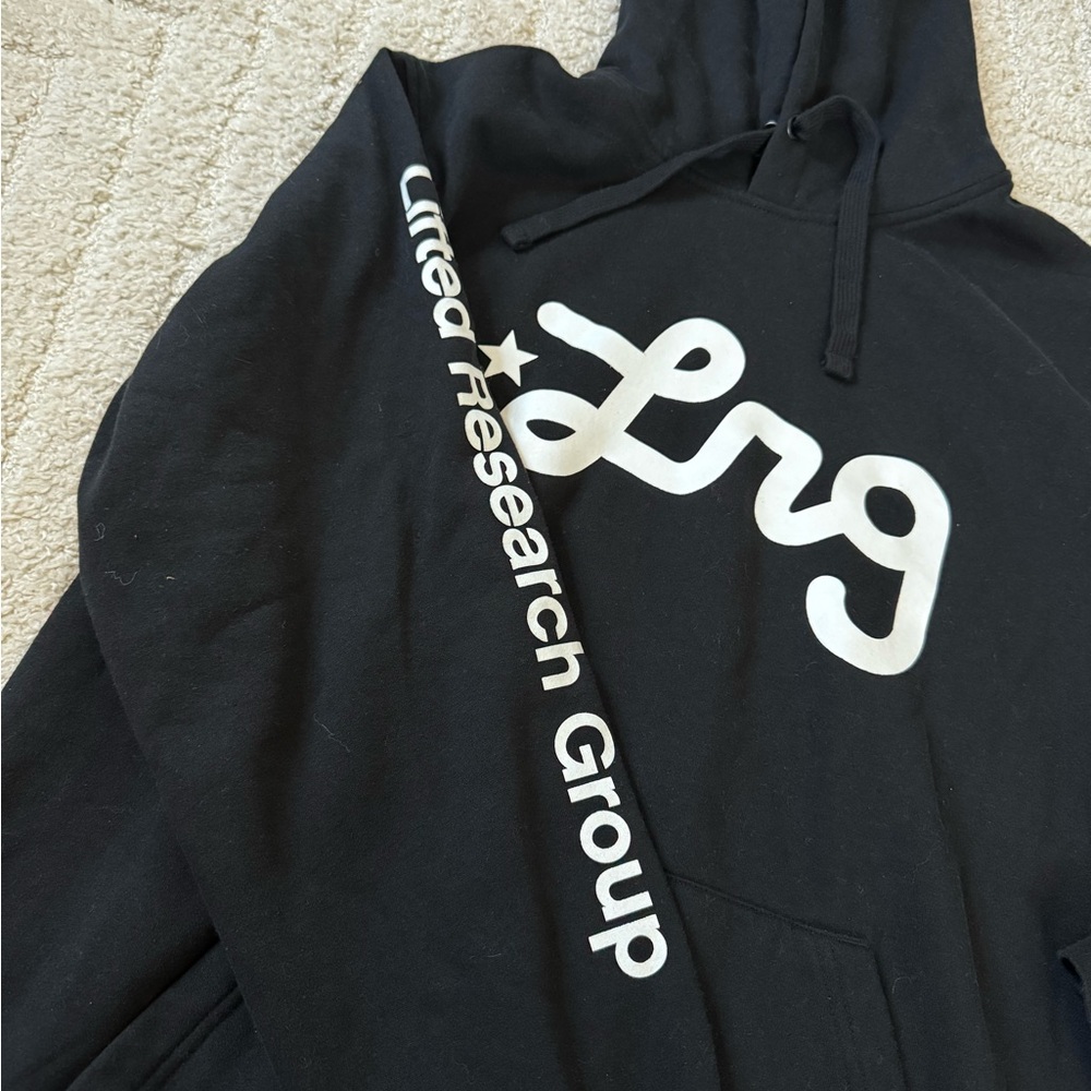LRG Black Crewneck Hoodie with White Logo - Picture 6 of 8